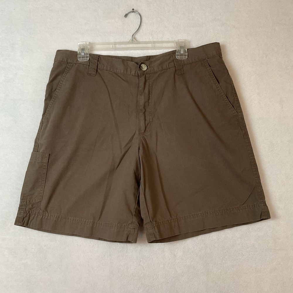 Columbia Sportswear Shorts Mens 36 Waist Brown‎ Flat Front Outdoor Hiking